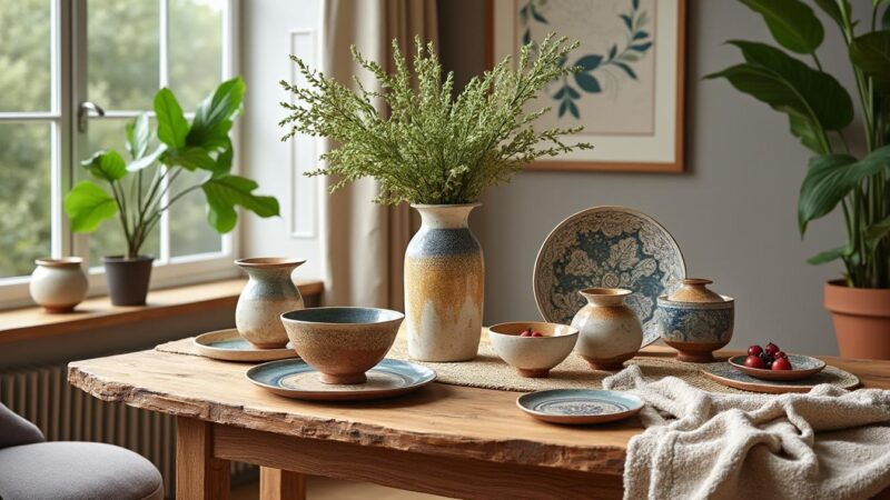 Céramique artisanale : comment choisir et entretenir des pièces uniques pour votre intérieur