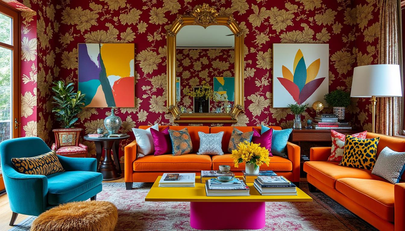 découvrez comment intégrer des motifs maximalistes dans votre intérieur avec nos conseils déco pour adopter cette tendance audacieuse, dynamique et pleine de personnalité chez vous.