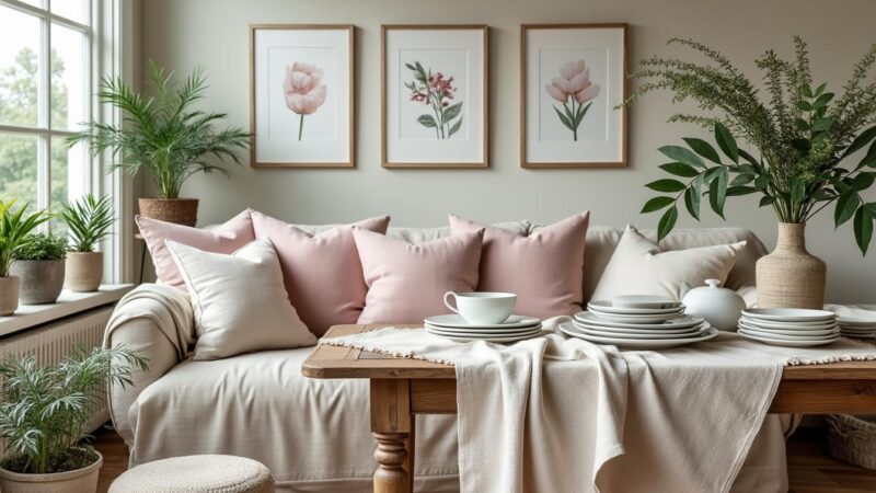 Objets en lin : astuces pour décorer votre intérieur avec élégance