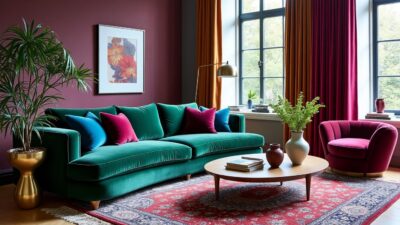 découvrez tous les secrets du velours coloré : idées déco, inspirations tendances et conseils pour sublimer votre intérieur avec cette matière élégante et chaleureuse.