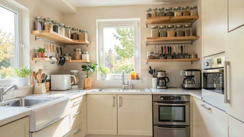 Amenagement petite cuisine : astuces de pro pour gagner de la place