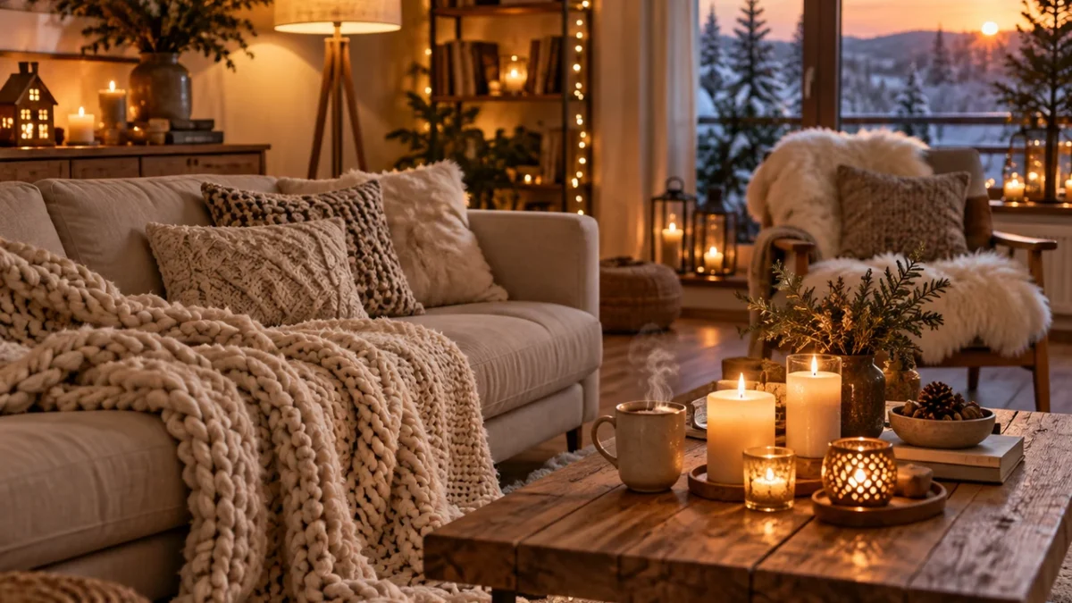 Déco hiver : 10 idées cosy pour un intérieur chaleureux