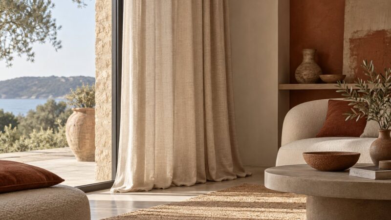 Rideau sur mesure : choisir le tissu et les dimensions